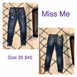 Miss me ankle jeans
